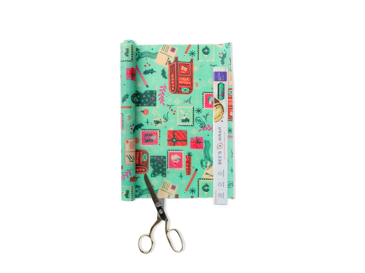 Bee's Wrap - New! Seasons Greetings Cut-to-Size Roll