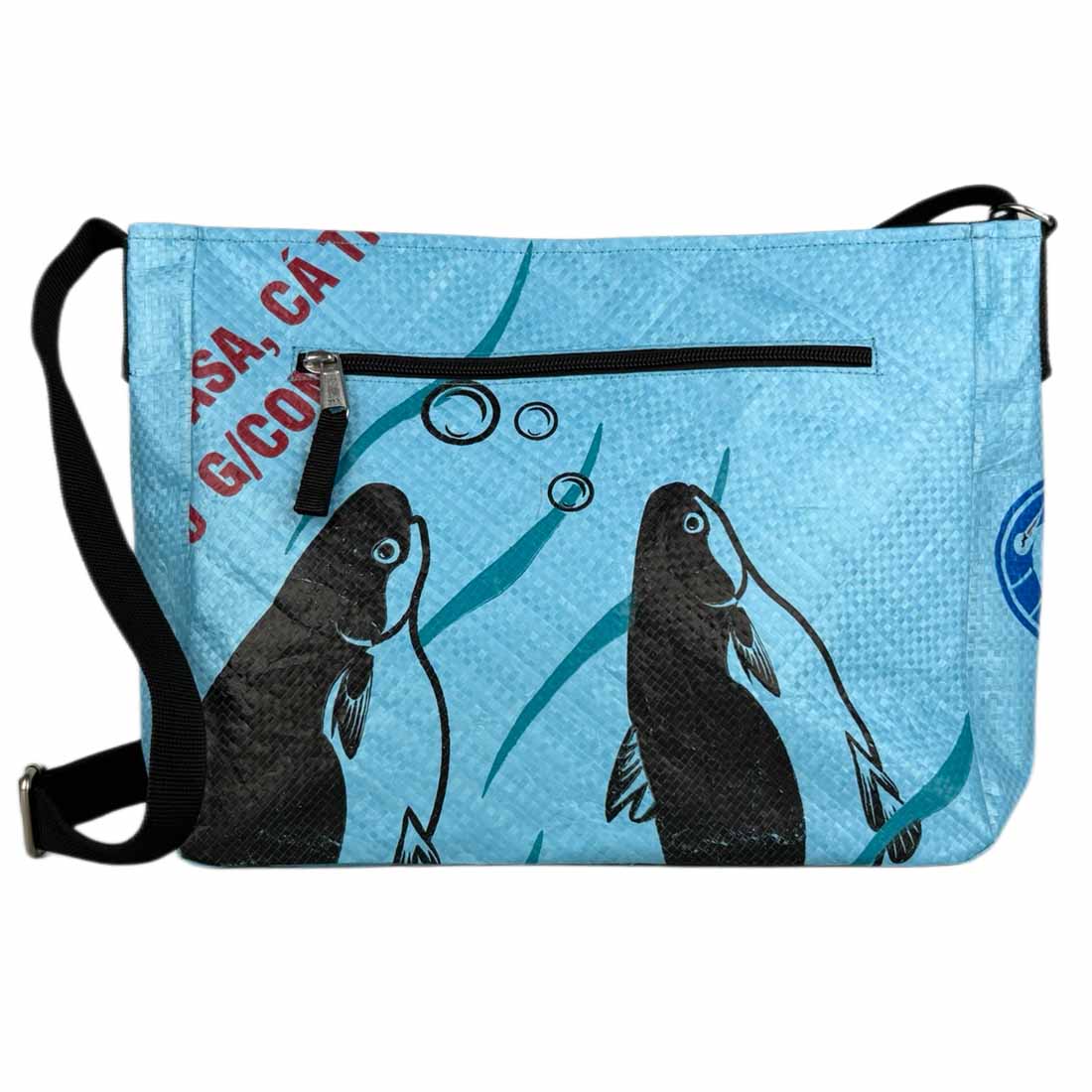 Medium Recycled Feedbag Crossbody Bag