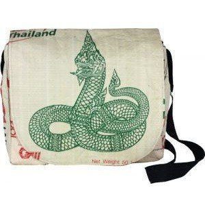 Recycled Cement Bag Messenger