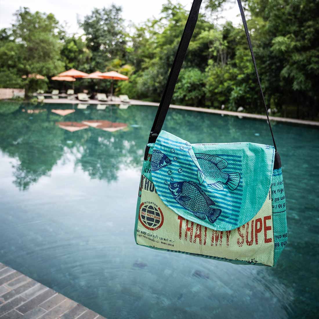 Recycled Messenger Bag