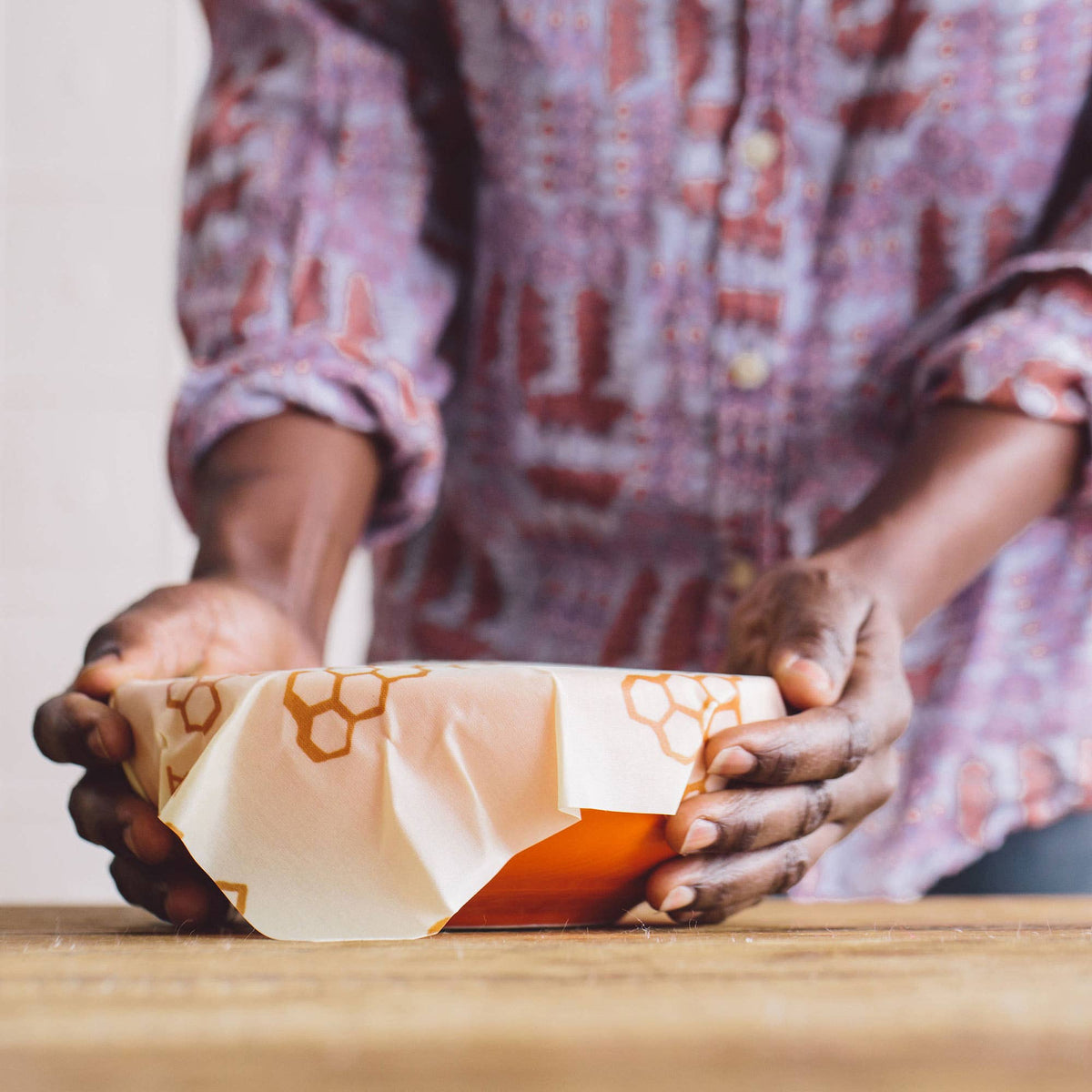 Bee's Wrap - Large Wrap - Honeycomb Print