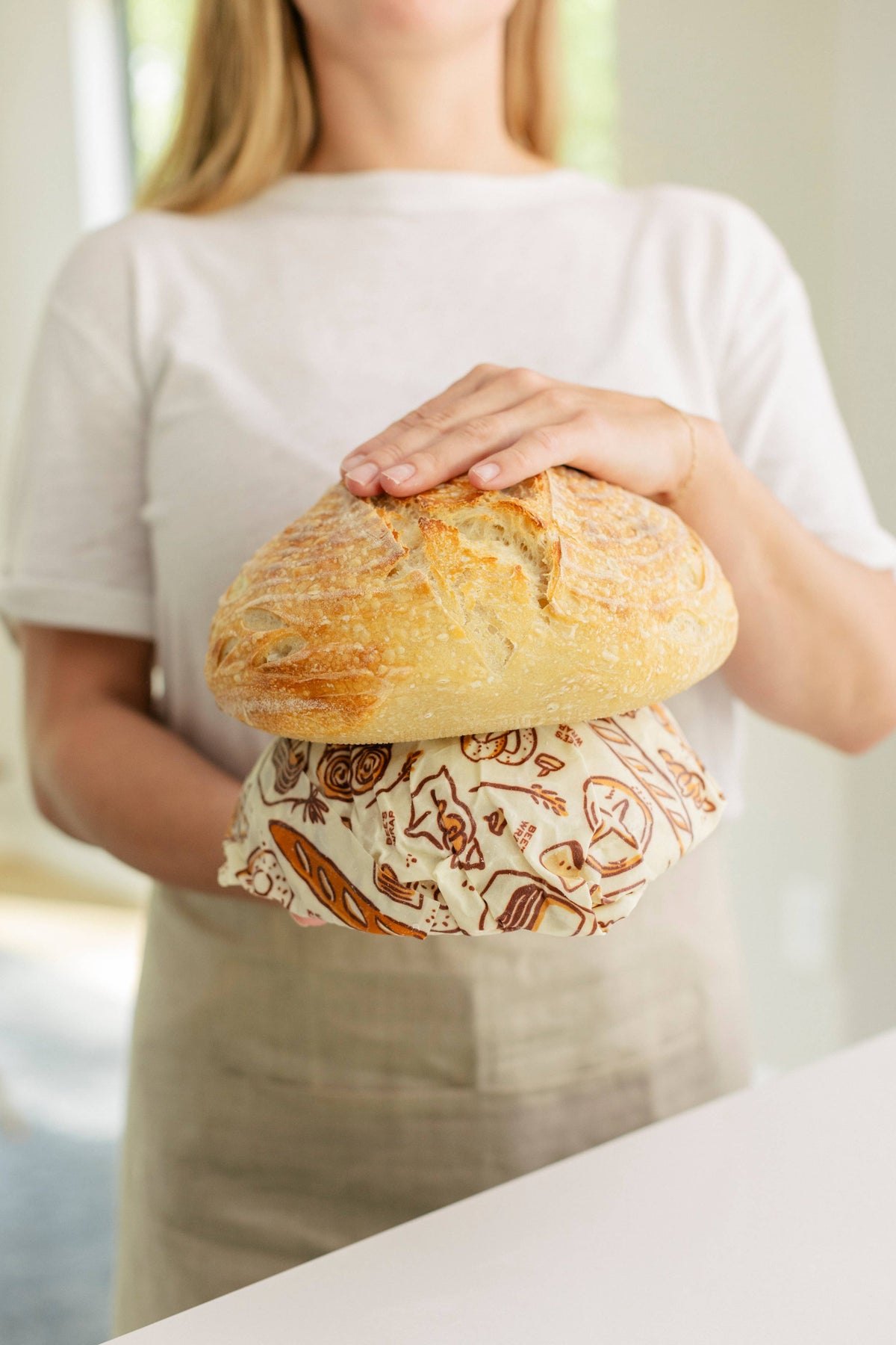 Bee's Wrap - New! Bakery Lane - Bread Wrap, Seasonal Print