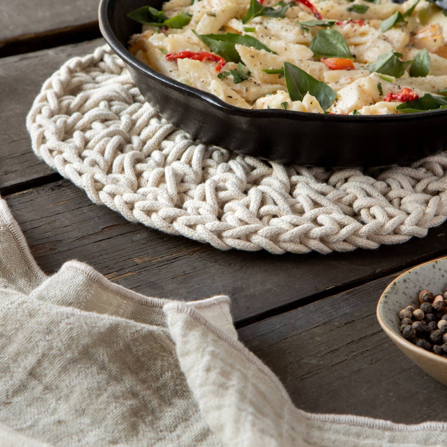 Danica Heirloom - Natural Knotted Trivet
