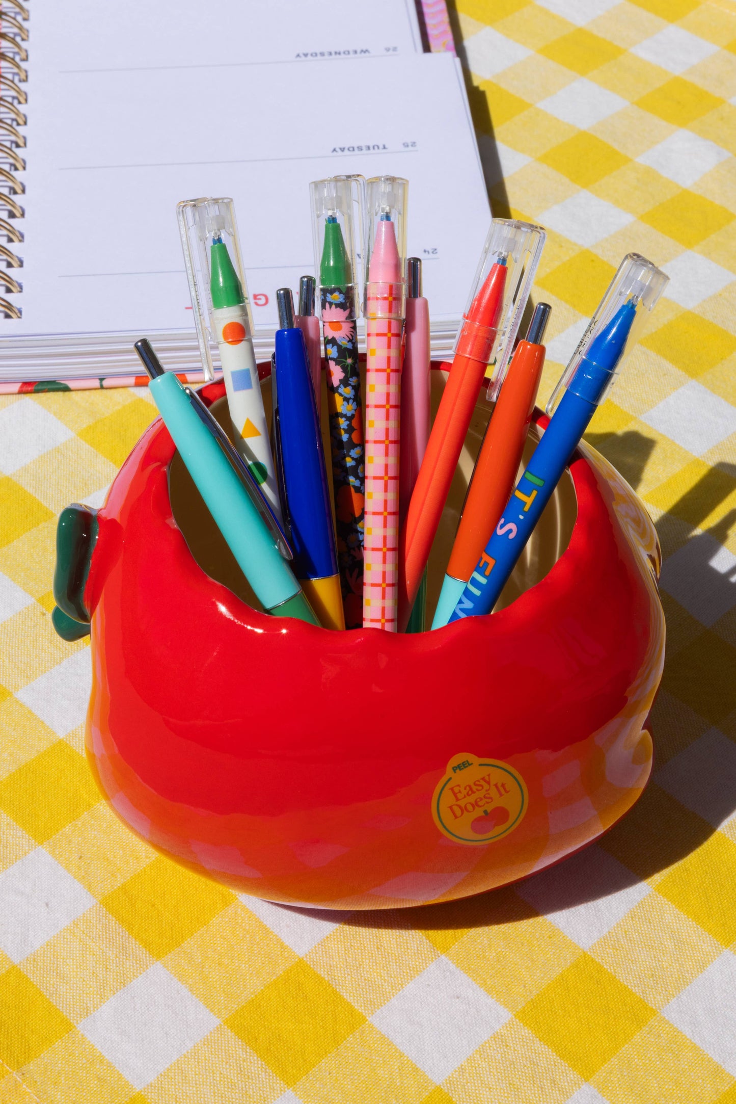 Ban.do - Ceramic Pencil Cup, Apple