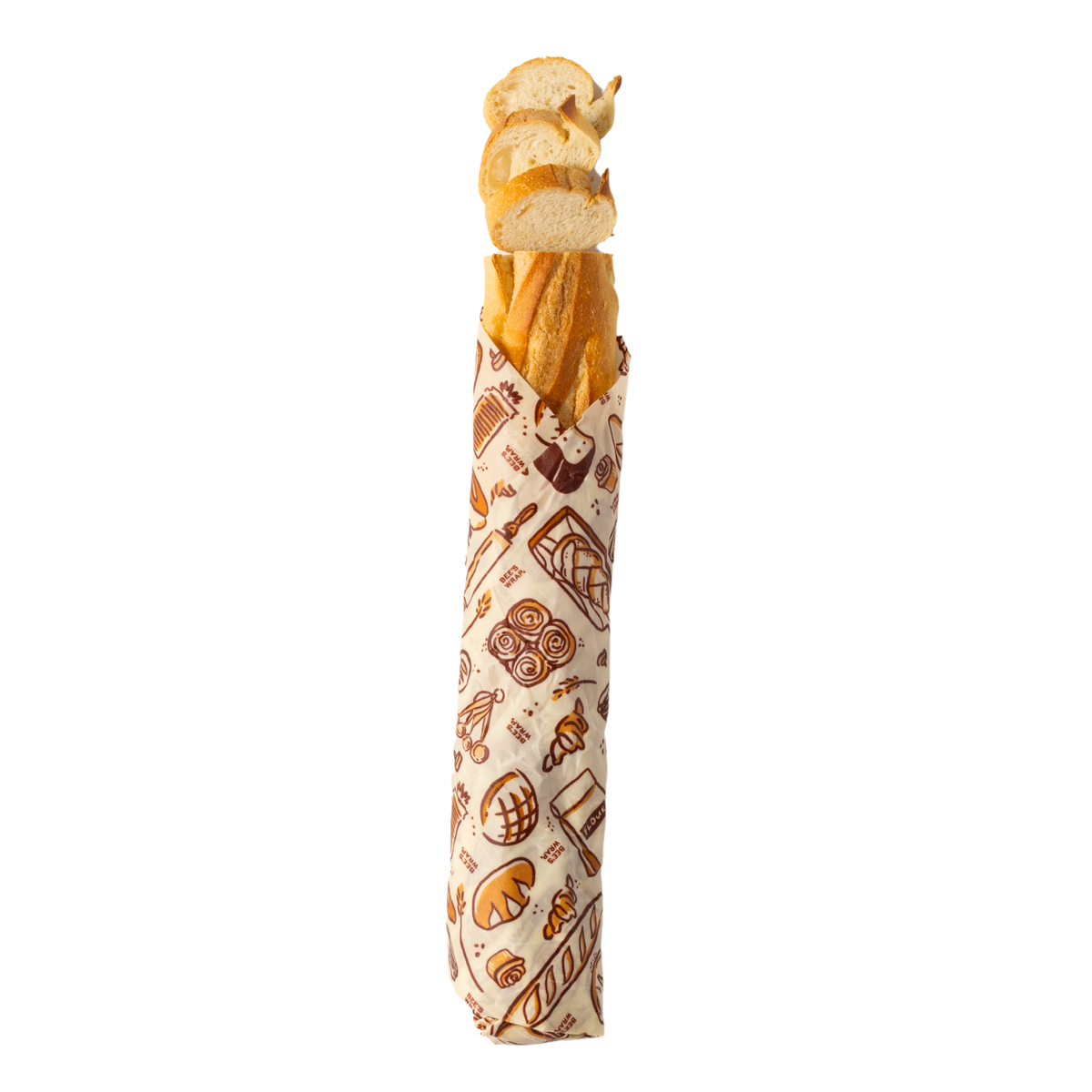 Bee's Wrap - New! Bakery Lane - Bread Wrap, Seasonal Print