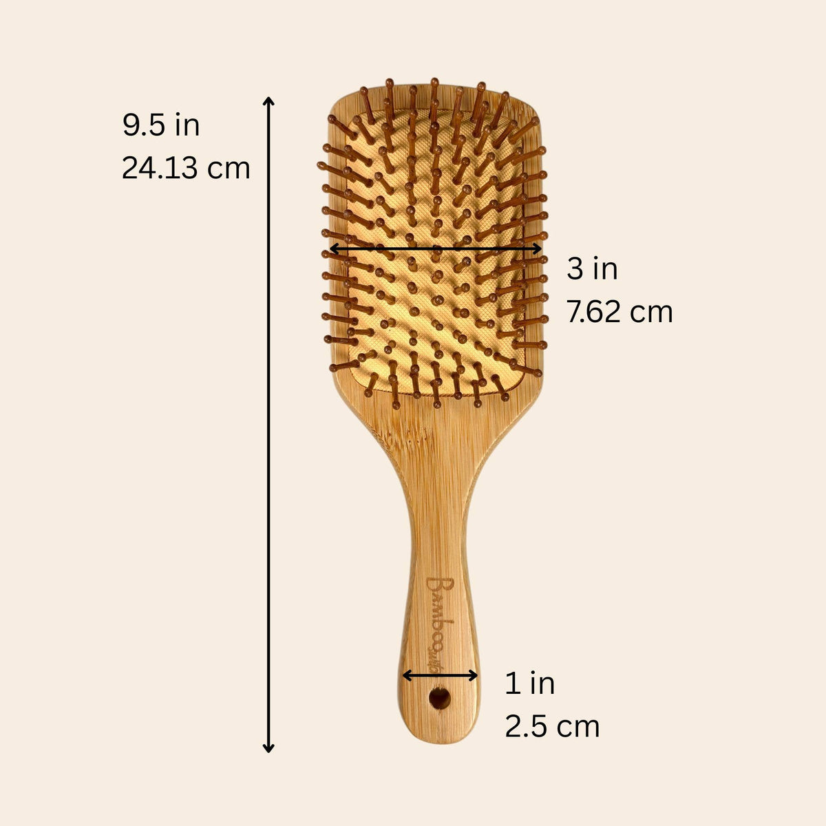 Bamboo Switch - Bamboo Paddle Hairbrush - Square | Haircare Bestseller
