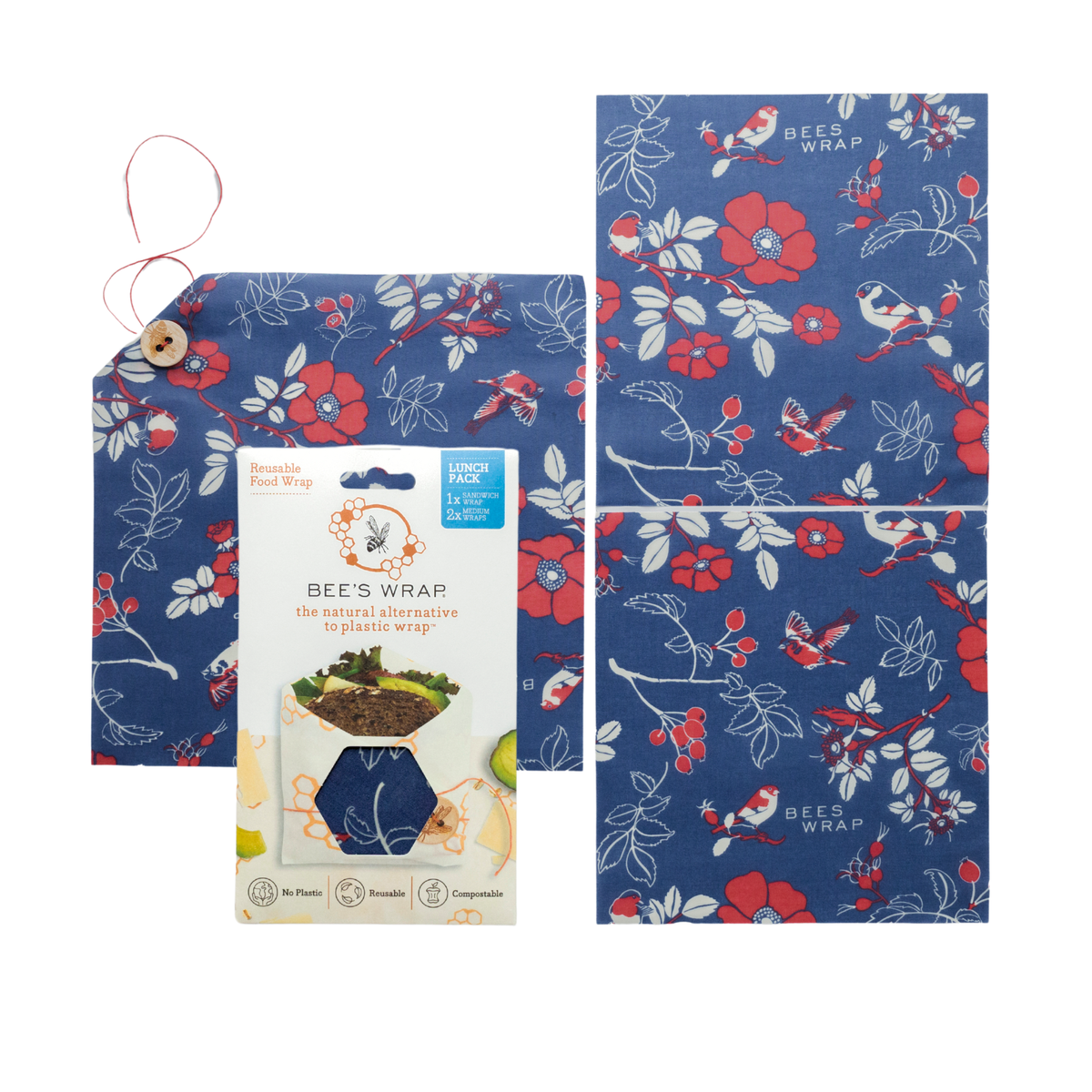 Bee's Wrap - Lunch Pack - Botanical