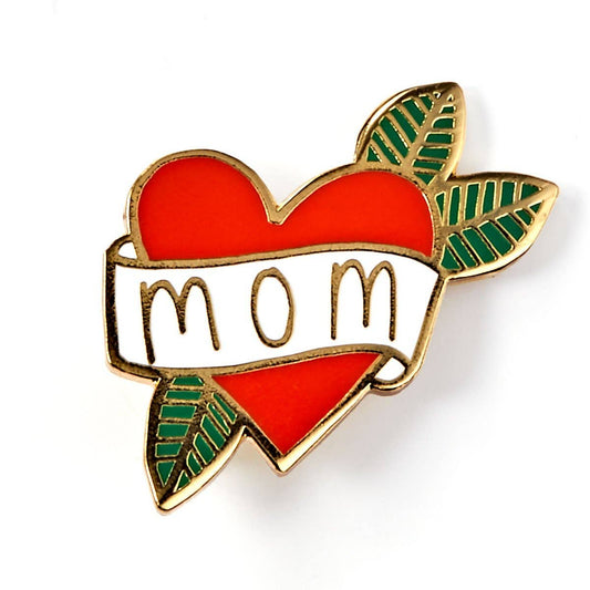 Badge Bomb - Mom Heart Enamel Pin