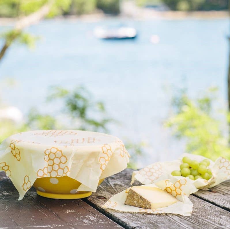 Bee's Wrap - Large Wrap - Honeycomb Print