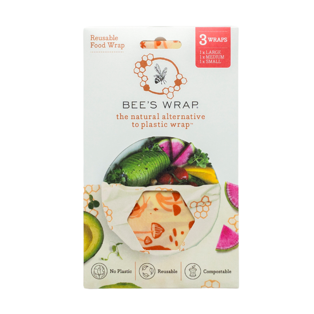 Bee's Wrap - Assorted 3 Pack - Mushroom Magic, Limited Edition