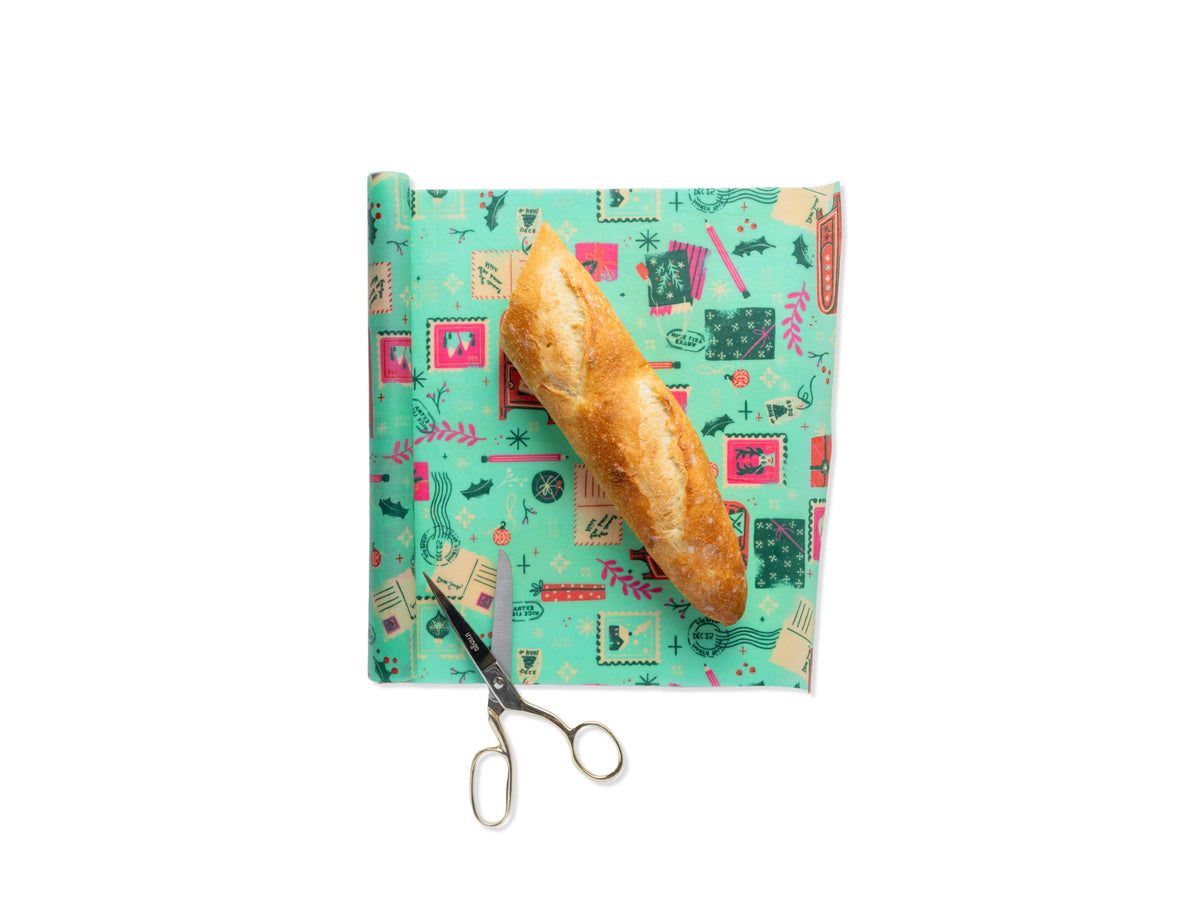 Bee's Wrap - New! Seasons Greetings Cut-to-Size Roll