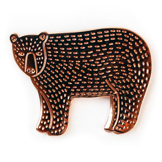 Badge Bomb - Wild Bear Enamel Pin