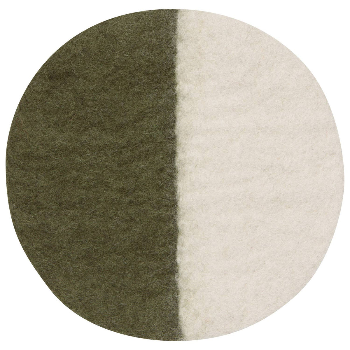 Danica Heirloom - Olive Felted Wool Trivet