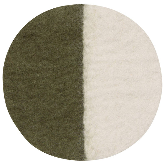 Danica Heirloom - Olive Felted Wool Trivet