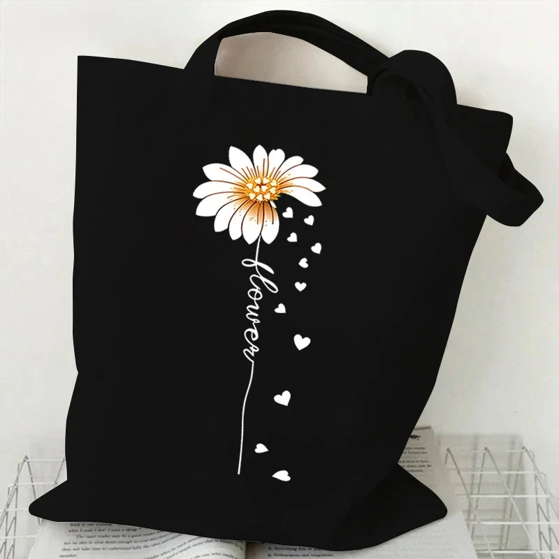 Witchy Floral & Moon Tote Bags