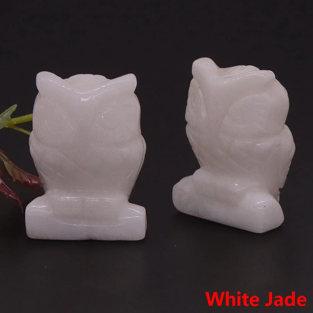 Owl Crystal Figurines