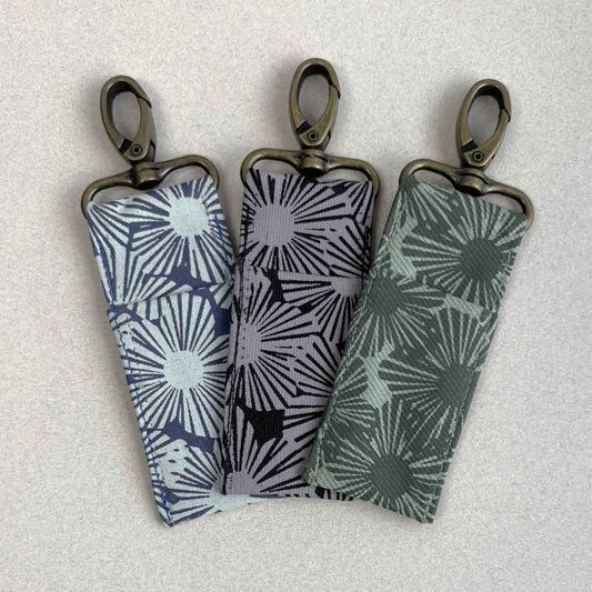 Canvas Lip Balm Bag - Floral Designs