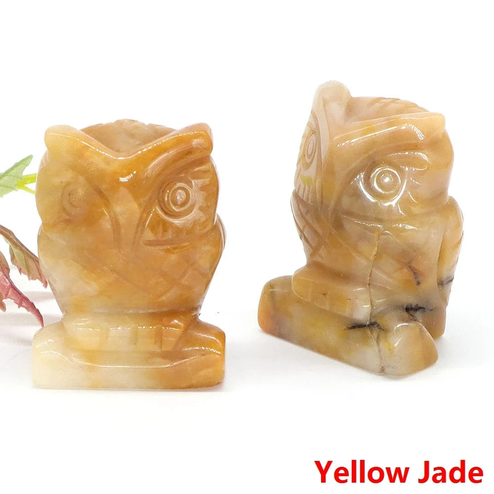 Owl Crystal Figurines