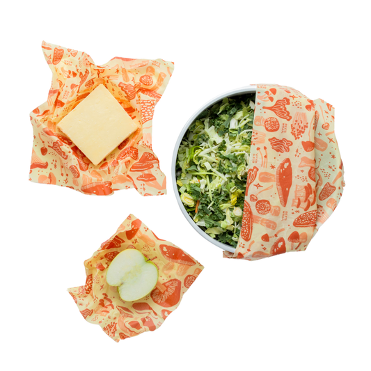 Bee's Wrap - Assorted 3 Pack - Mushroom Magic, Limited Edition