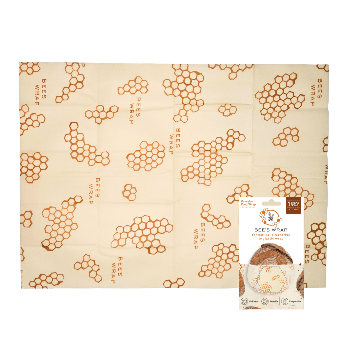Bee's Wrap - Bread Wrap - Honeycomb