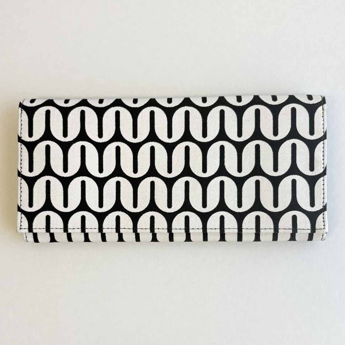 Canvas Wallet - Geometric - Fair Trade Long Wallet