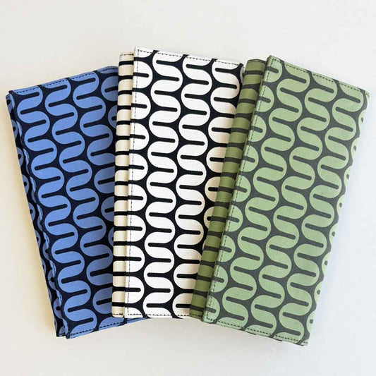 Canvas Wallet - Geometric - Fair Trade Long Wallet