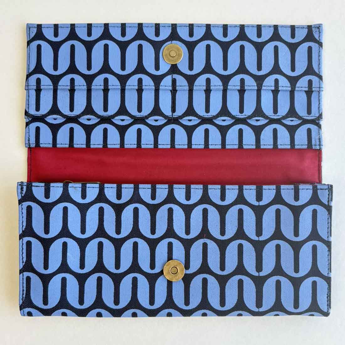 Canvas Wallet - Geometric - Fair Trade Long Wallet