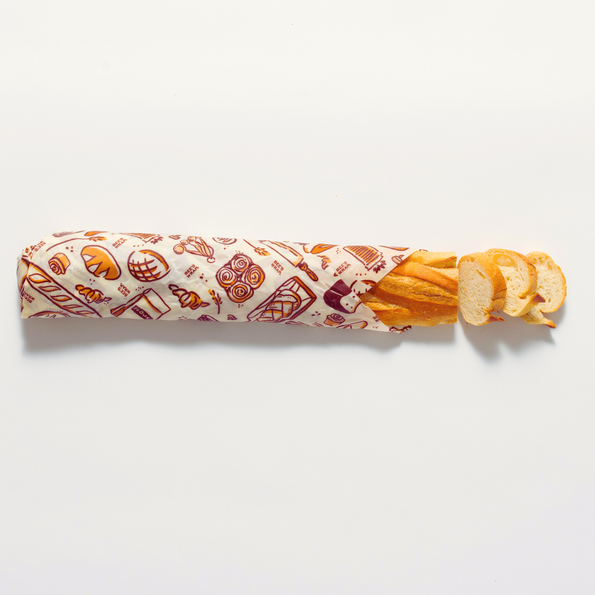 Bee's Wrap - New! Bakery Lane - Bread Wrap, Seasonal Print