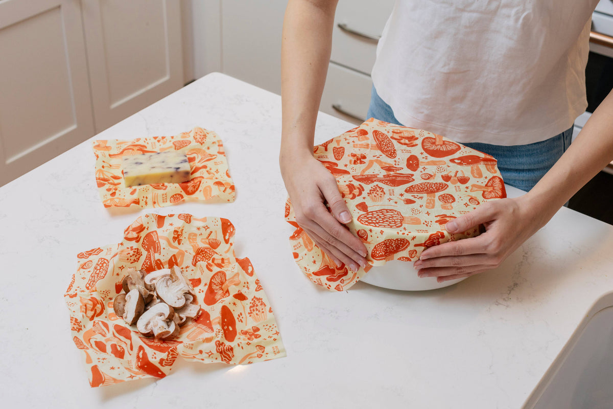 Bee's Wrap - Assorted 3 Pack - Mushroom Magic, Limited Edition