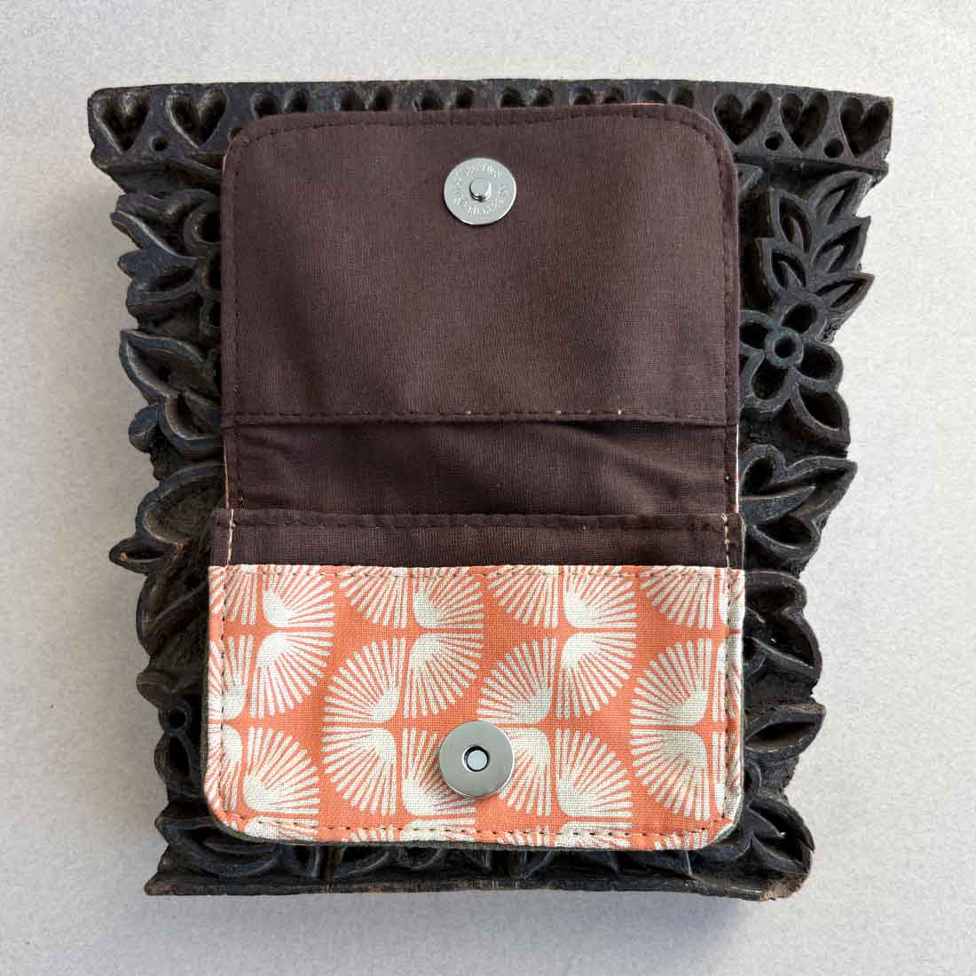 Cotton Card Holder - Retro Geo Prints