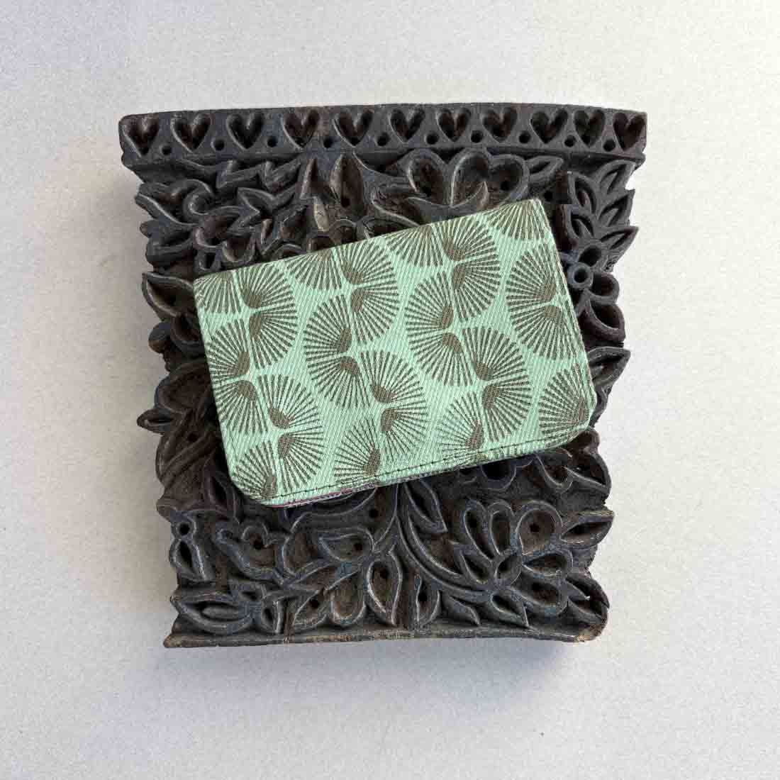 Cotton Card Holder - Retro Geo Prints