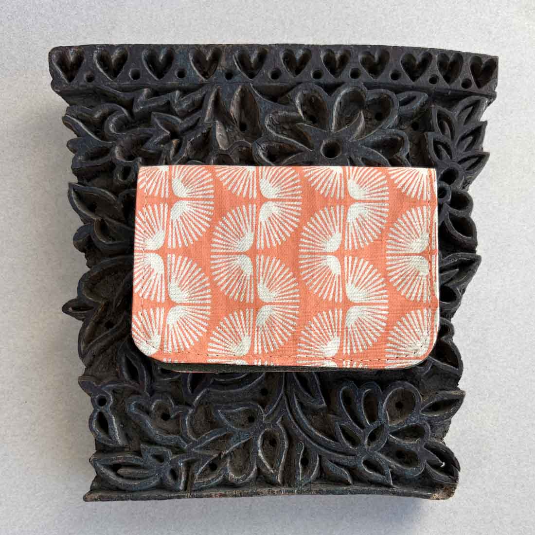 Cotton Card Holder - Retro Geo Prints
