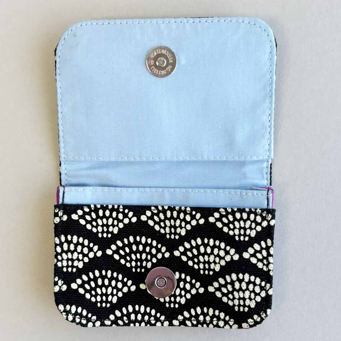 Cotton Card Holder - Dots Print