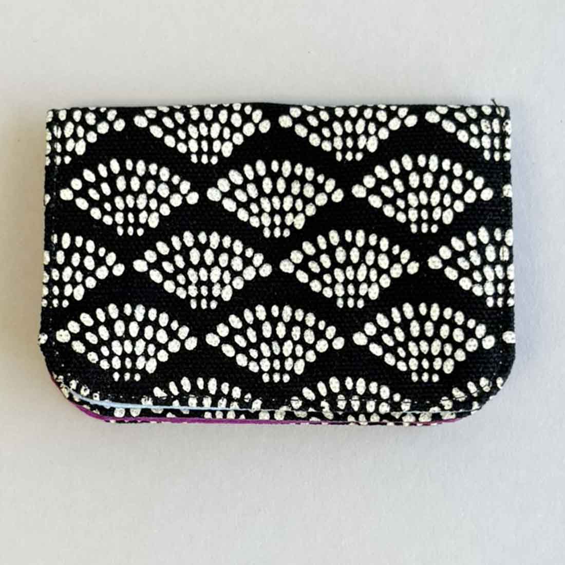 Cotton Card Holder - Dots Print