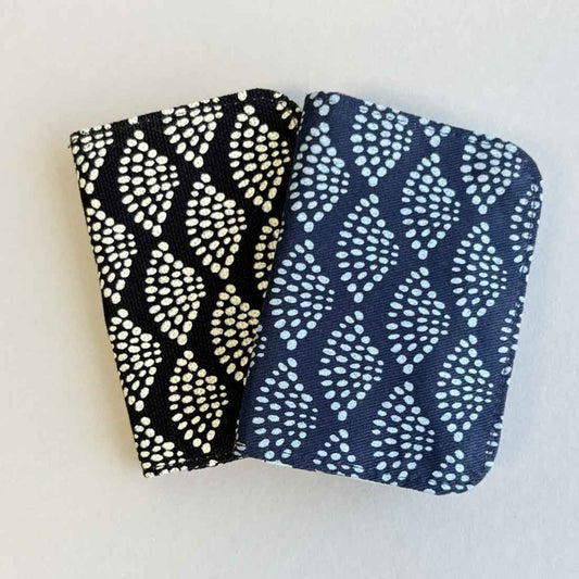Cotton Card Holder - Dots Print