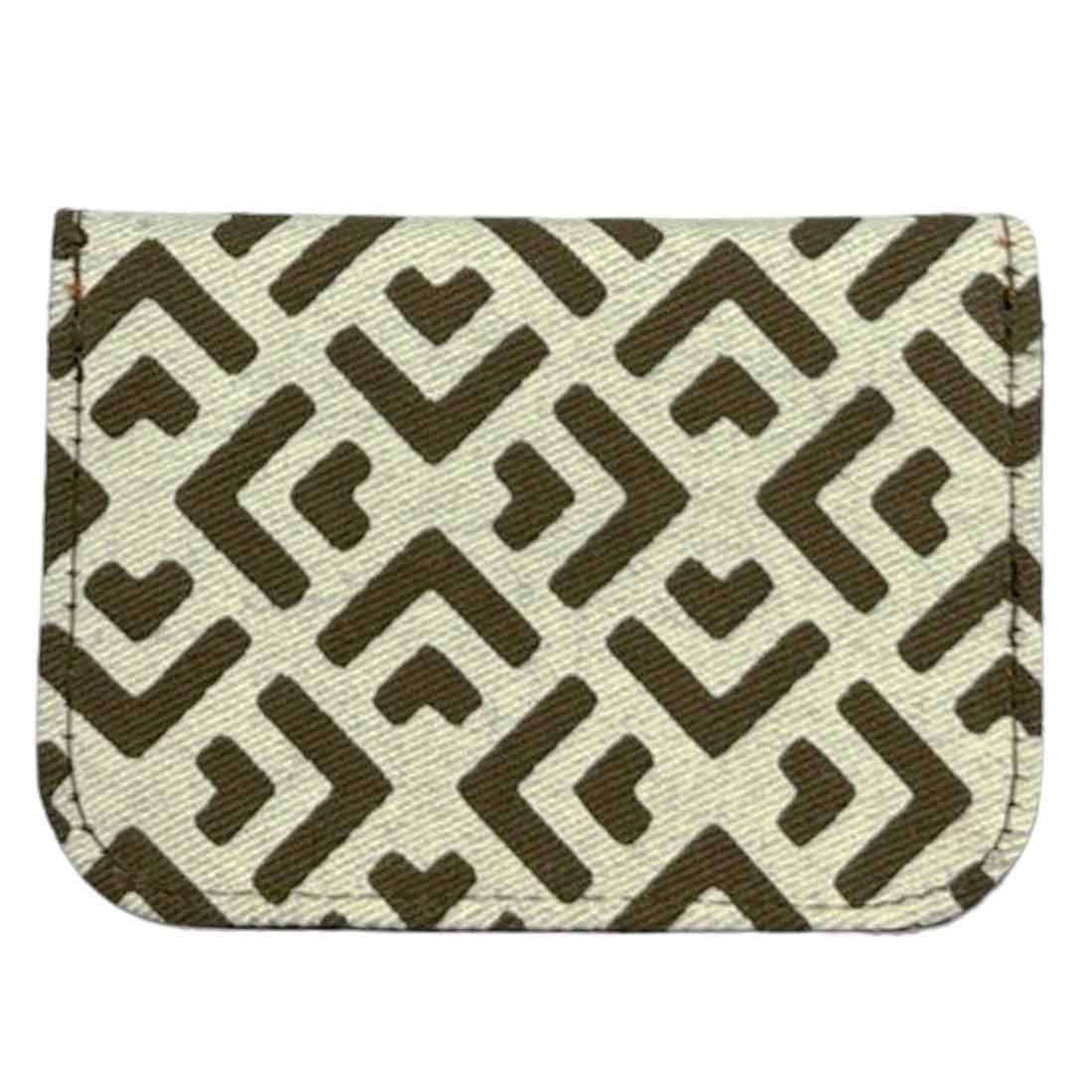 Cotton Card Holder - Retro Geo Prints
