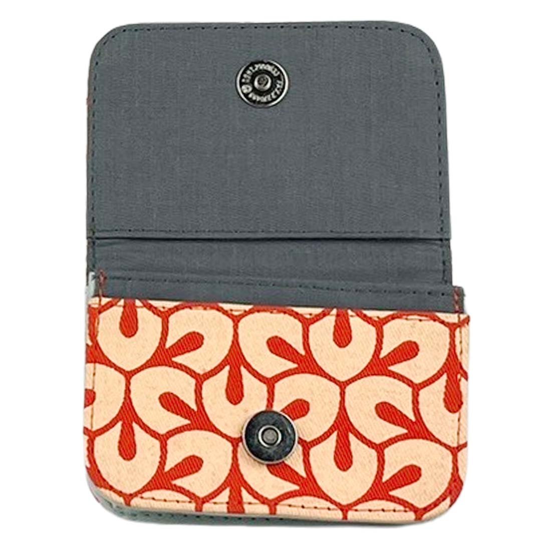 Cotton Card Holder - Leaf Prints