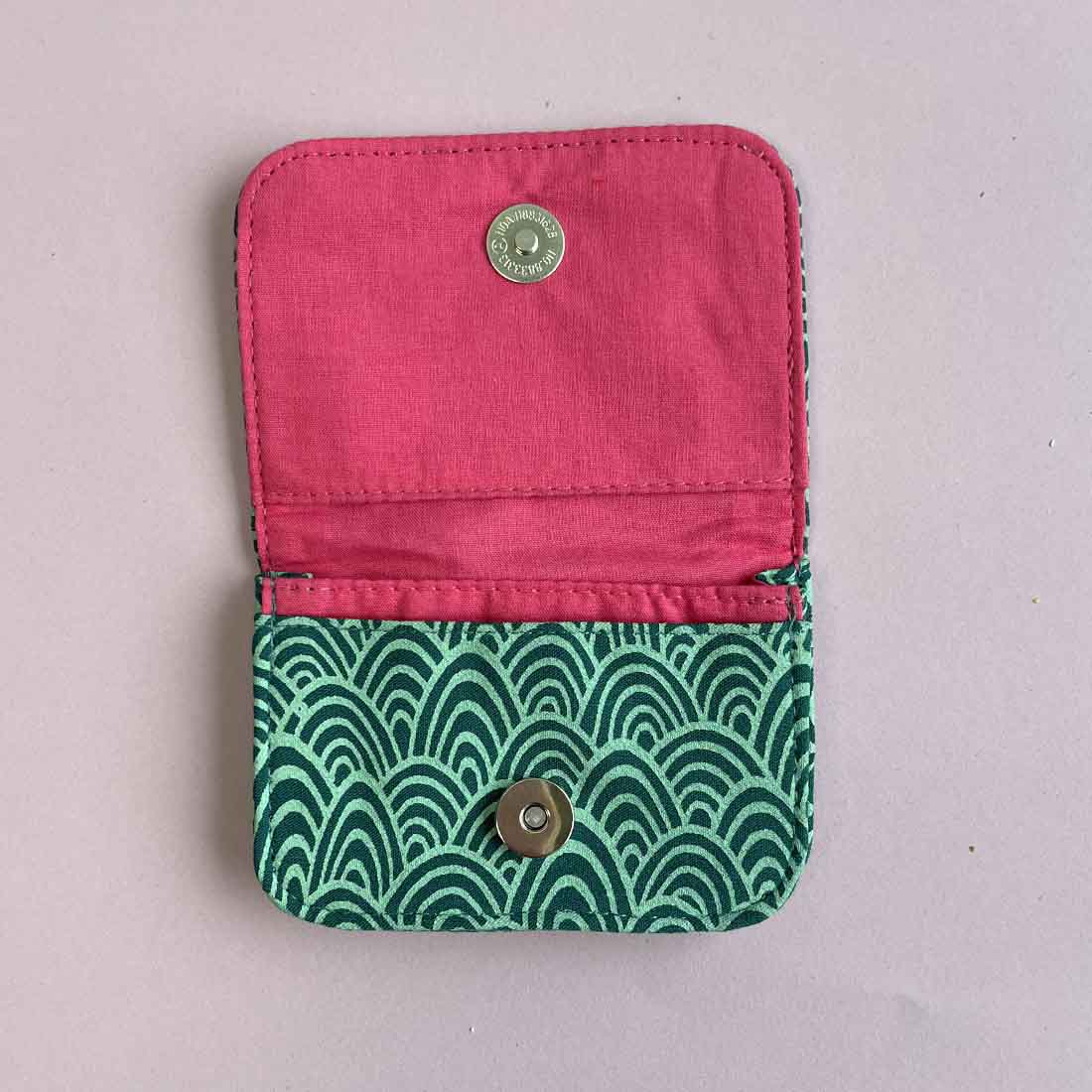 Cotton Card Holder - Retro Geo Prints