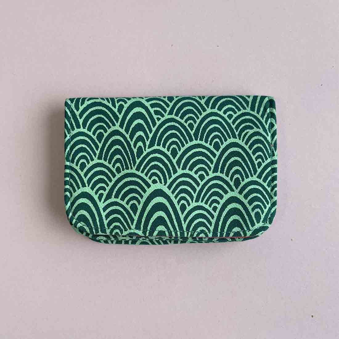 Cotton Card Holder - Retro Geo Prints