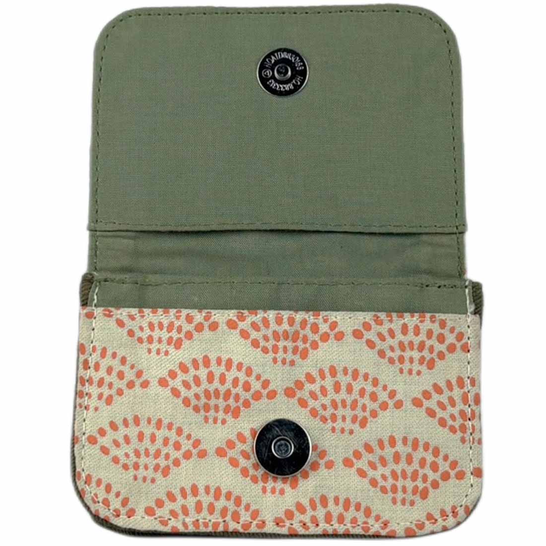Cotton Card Holder - Spring Dots