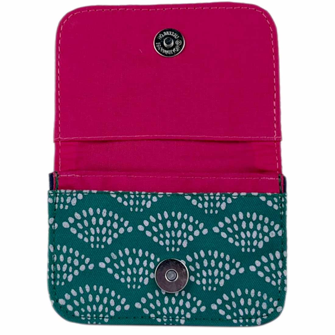 Cotton Card Holder - Spring Dots