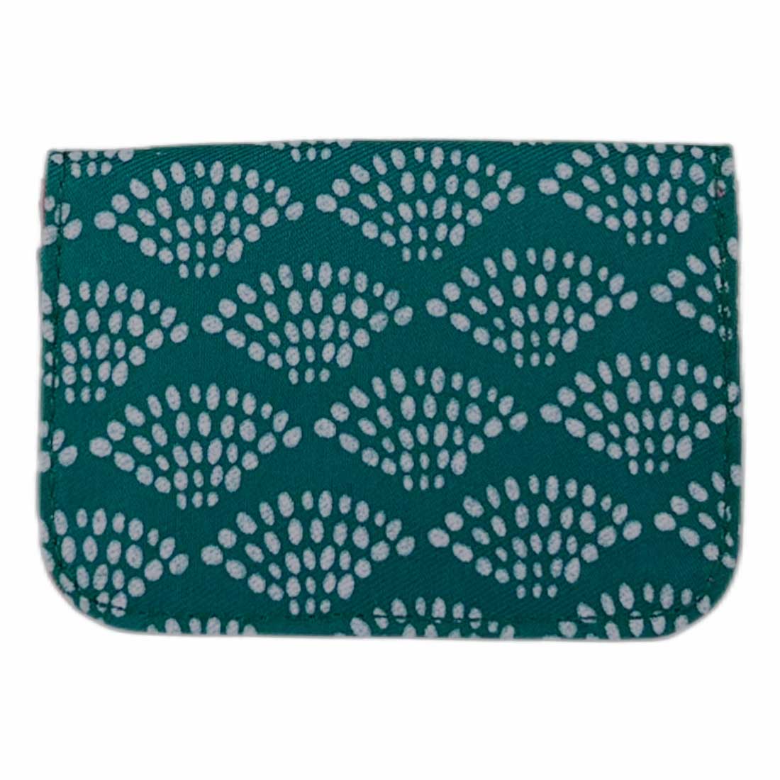 Cotton Card Holder - Spring Dots