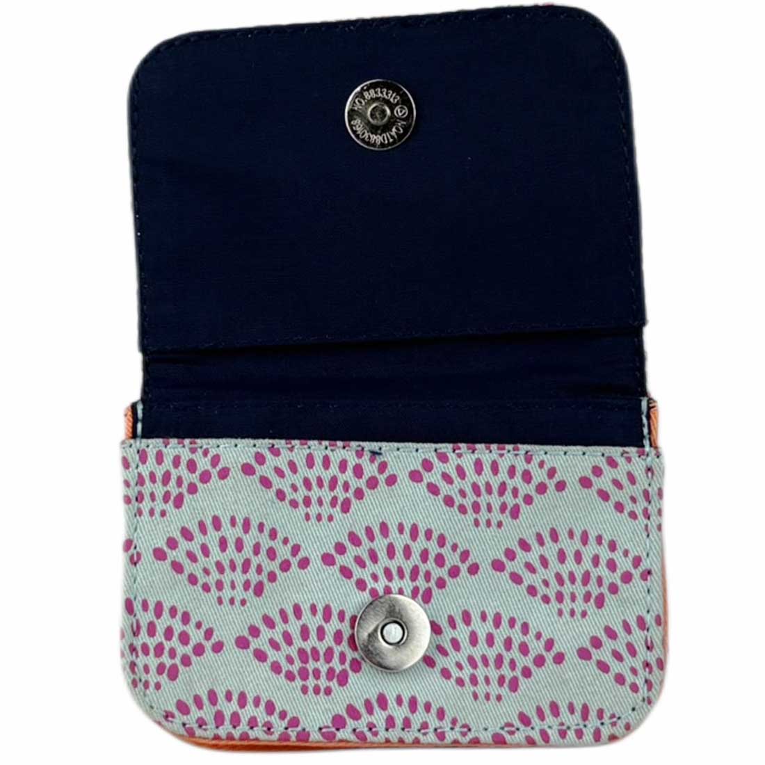 Cotton Card Holder - Spring Dots