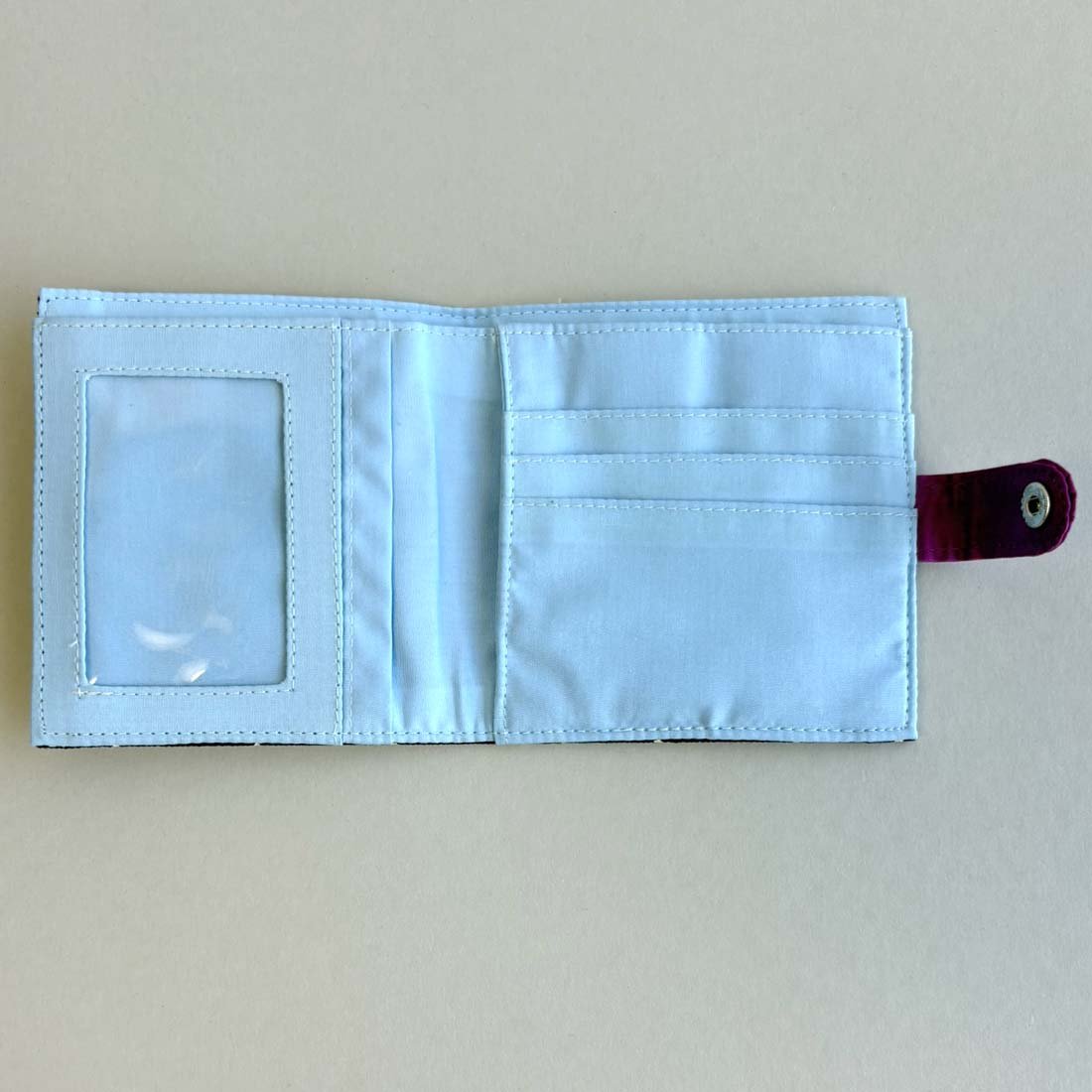 Cotton Fair Trade Wallet - Dots Print