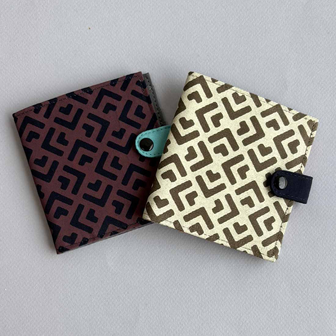 Cotton Fair Trade Wallet - Geometric Prints