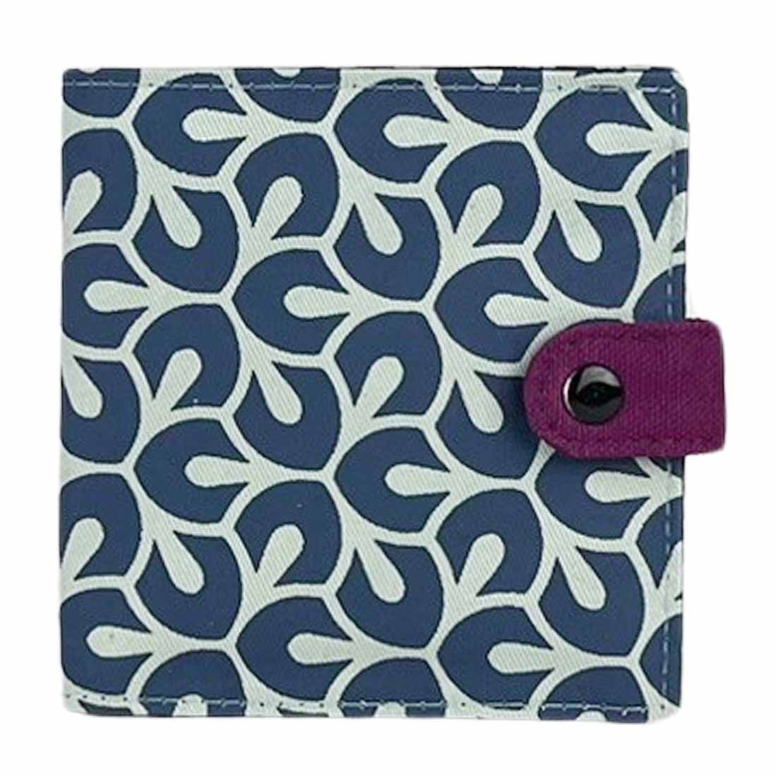 Cotton Fair Trade Wallet - Leaf Prints