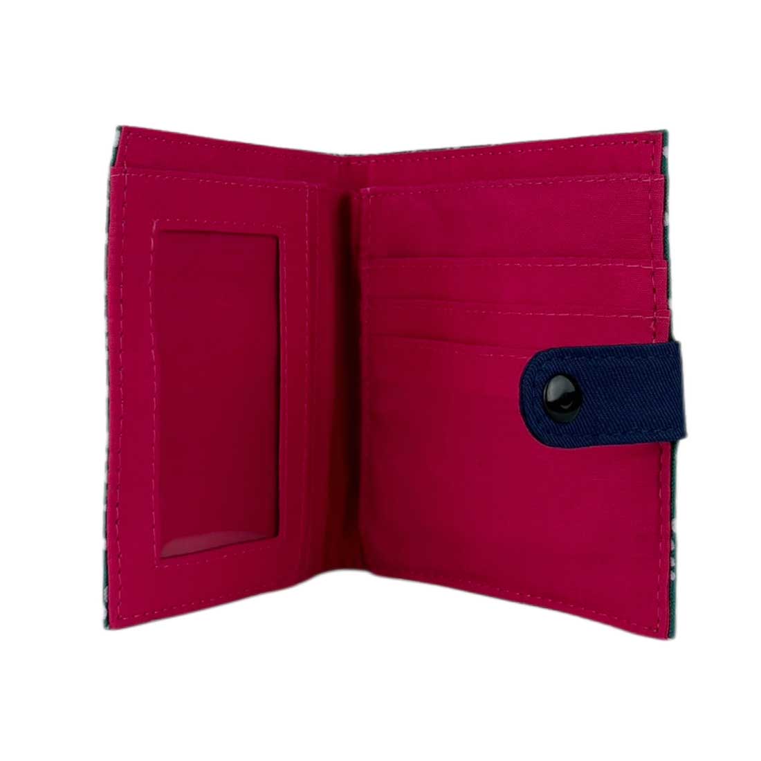 Cotton Fair Trade Wallet - Spring Dots