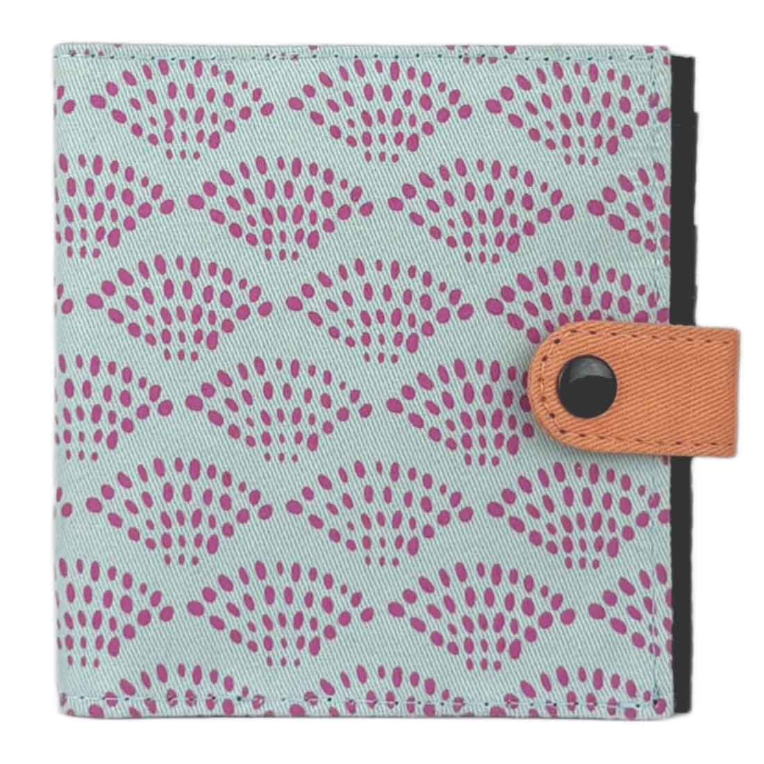 Cotton Fair Trade Wallet - Spring Dots