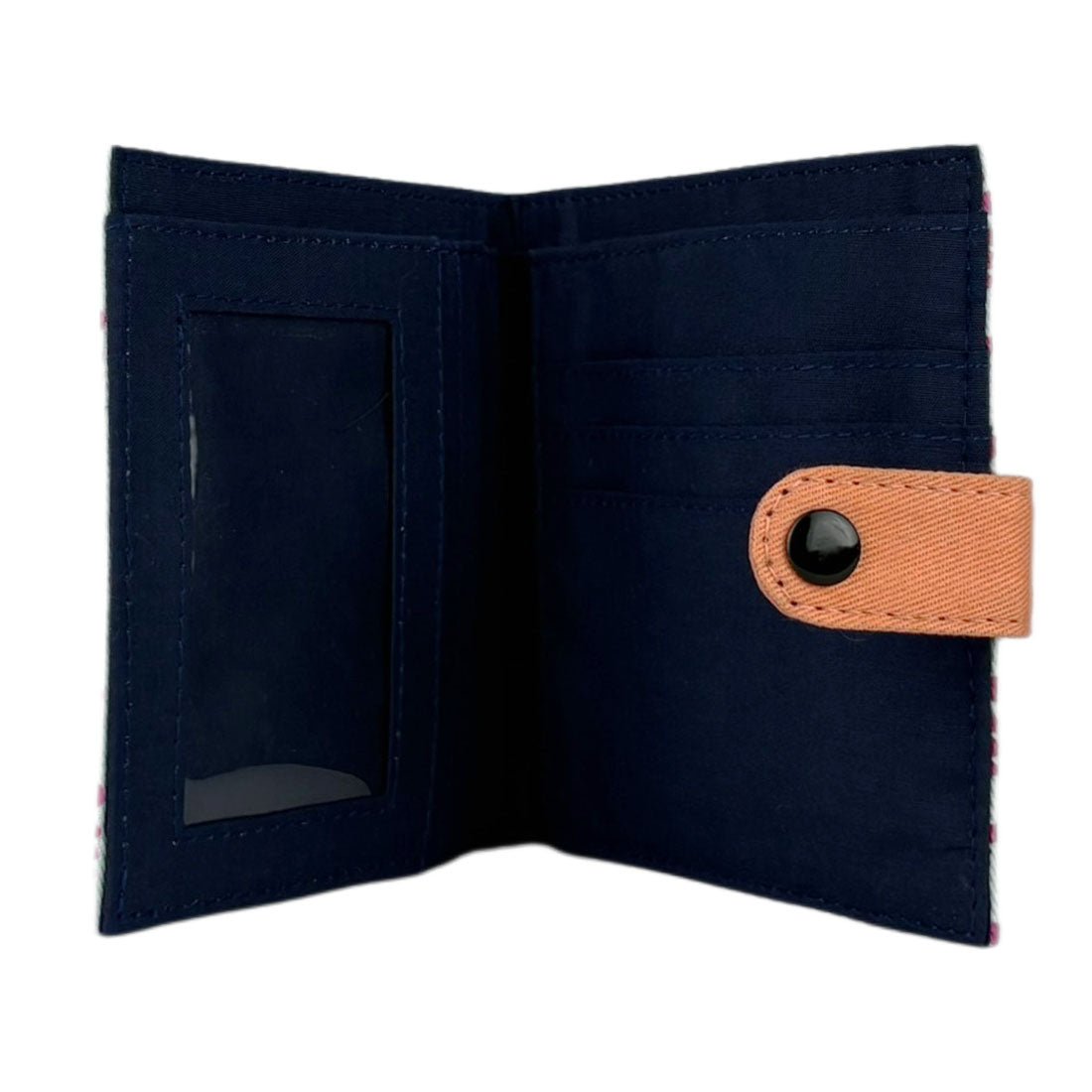 Cotton Fair Trade Wallet - Spring Dots