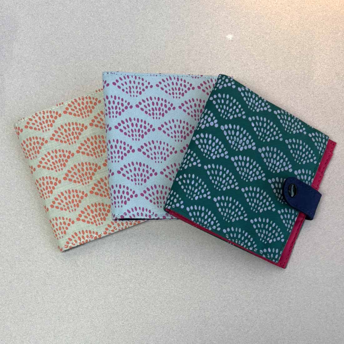 Cotton Fair Trade Wallet - Spring Dots